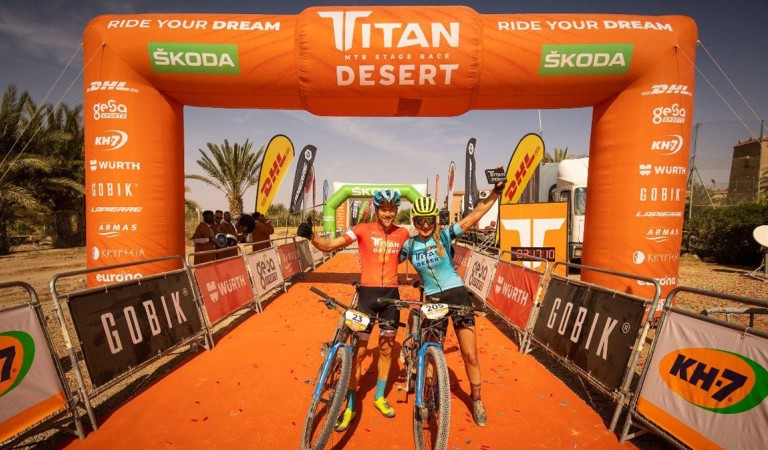 ARIADNA RÓDENAS, WINNER OF THE 2021 TITAN DESERT WITH HER F-PODIUM
