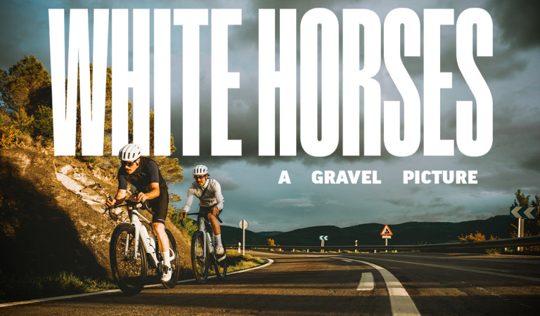White Horses a Gravel Picture