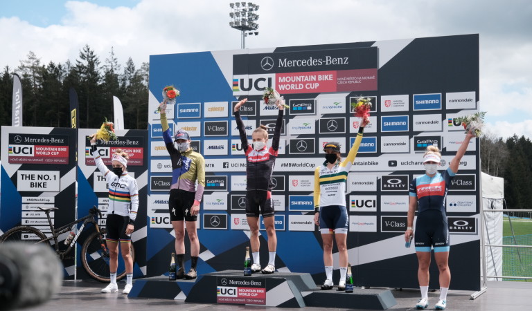 Bec is back on the podium in Nove Mesto!